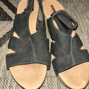 Clark’s Cushion Black Women's Sandals